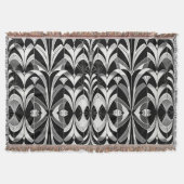 De zwart-witte finery deken (Voorkant)