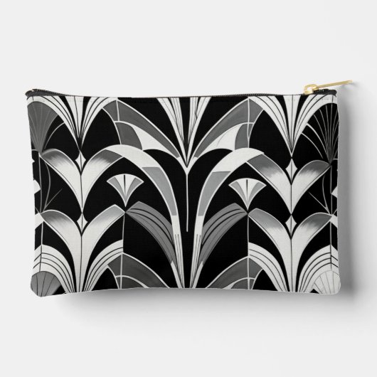 De zwart-witte finery etui (Achterkant)