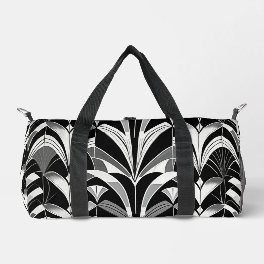 De zwart-witte finery plunjezak (Voorkant)