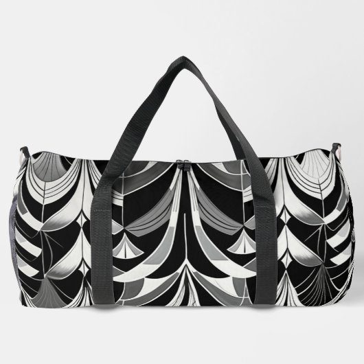 De zwart-witte finery plunjezak (Achterkant)