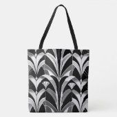 De zwart-witte finery tote bag (Voorkant)