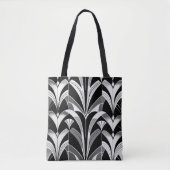 De zwart-witte finery tote bag (Voorkant)