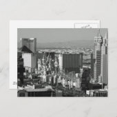 De Zwart-witte Foto van Las Vegas Briefkaart (Voorkant / Achterkant)