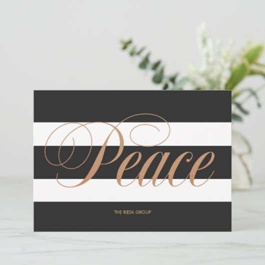 De zwart-witte Gestreepte Gouden Kaart van de (Staand voorkant)