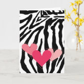 De zwart-witte Gestreepte Kaart van de Harten van (Gele Bloem)