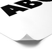 De Zwart-witte Giften van Abuela van het best-est- Poster (Hoek)