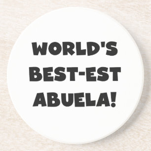 De Zwart-witte Giften van Abuela van het best-est- Zandsteen Onderzetter