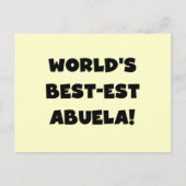 De Zwart-witte Giften van Abuela van het Briefkaart (Voorkant)