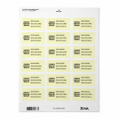 De Zwart-witte Giften van Abuela van het Etiket (Full Sheet)