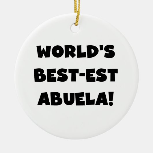 De Zwart-witte Giften van Abuela van het Keramisch Ornament (Voorkant)