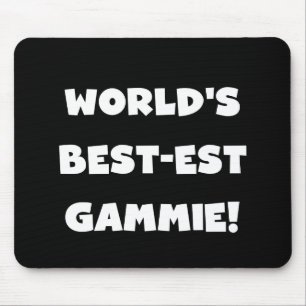 De Zwart-witte Giften van Gammie van het best-est- Muismat