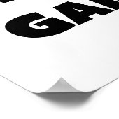 De Zwart-witte Giften van Gammie van het best-est- Poster (Hoek)