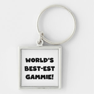 De Zwart-witte Giften van Gammie van het best-est- Sleutelhanger