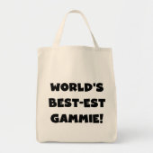 De Zwart-witte Giften van Gammie van het best-est- Tote Bag (Voorkant)