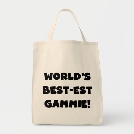 De Zwart-witte Giften van Gammie van het best-est- Tote Bag (Voorkant)