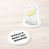 De Zwart-witte Giften van Gammie van het best-est- Zandsteen Onderzetter (Zijkant)