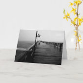 De zwart-witte Kaarten van de Foto van het Strand (Gele Bloem)