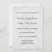 De zwart-witte Sjabloon van het Monogram van het Kaart (Achterkant)