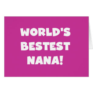 De Zwart-witte T-shirts van Bestest Nana van de