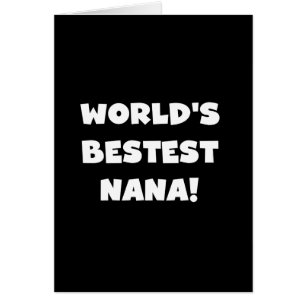 De Zwart-witte T-shirts van Bestest Nana van de