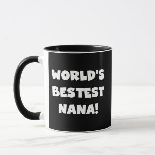 De Zwart-witte T-shirts van Bestest Nana van de Mok