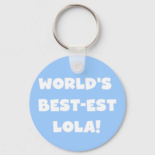 De Zwart-witte T-shirts van Lola van het Sleutelhanger (Voorkant)