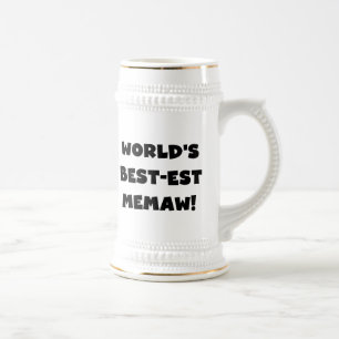 De Zwart-witte T-shirts van Memaw van het Bierpul