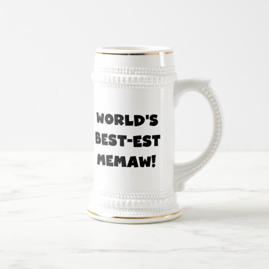 De Zwart-witte T-shirts van Memaw van het Bierpul (Rechts)