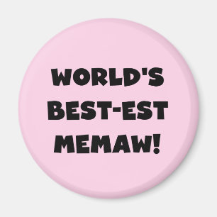 De Zwart-witte T-shirts van Memaw van het Magneet