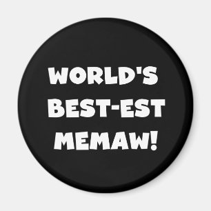 De Zwart-witte T-shirts van Memaw van het Magneet