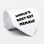 De Zwart-witte T-shirts van Memaw van het Stropdas (Opgerold)