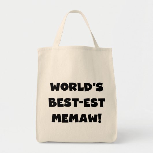 De Zwart-witte T-shirts van Memaw van het Tote Bag (Voorkant)