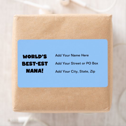 De Zwart-witte T-shirts van Nana van het Etiket (Insitu)