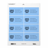 De Zwart-witte T-shirts van Nana van het Etiket (Full Sheet)