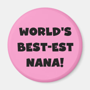De Zwart-witte T-shirts van Nana van het Magneet