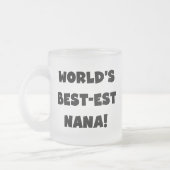 De Zwart-witte T-shirts van Nana van het Matglas Koffiemok (Links)