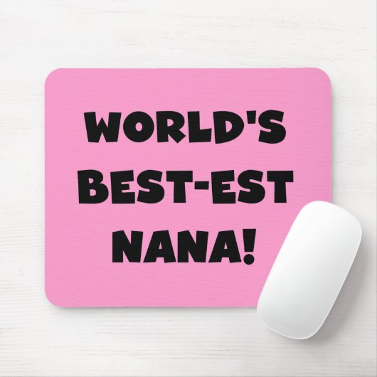 De Zwart-witte T-shirts van Nana van het Muismat (Met muis)