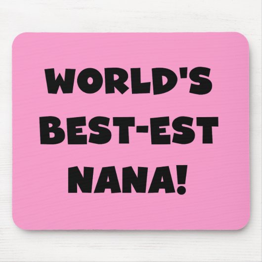 De Zwart-witte T-shirts van Nana van het Muismat (Voorkant)