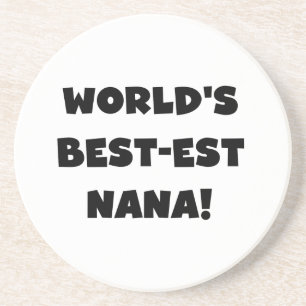 De Zwart-witte T-shirts van Nana van het Zandsteen Onderzetter