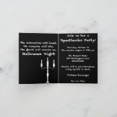 De zwart-witte Uitnodiging van de Partij van (Binnen)