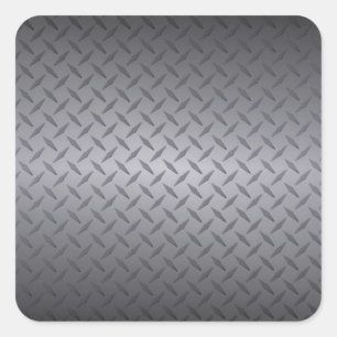 De zwarte aan Grijs verdwijnt de Achtergrond van Vierkante Sticker
