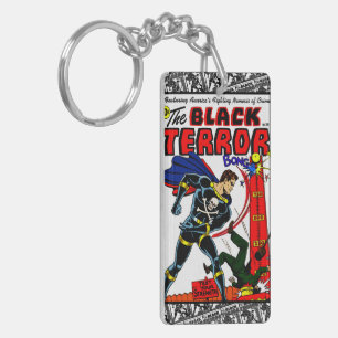 De zwarte Acrylische Terror-Sleutelhanger Sleutelhanger