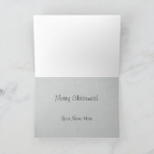 De zwarte Afgedekte Achtergrond van de Berkeschors Feestdagen Kaart (Binnen)