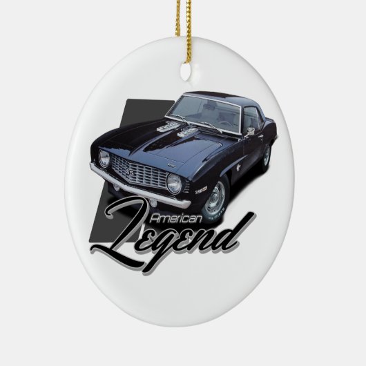 De zwarte Amerikaanse Legende Keramisch Ornament (Rechts)