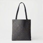 De zwarte architect Gold Tote Bag (Voorkant)