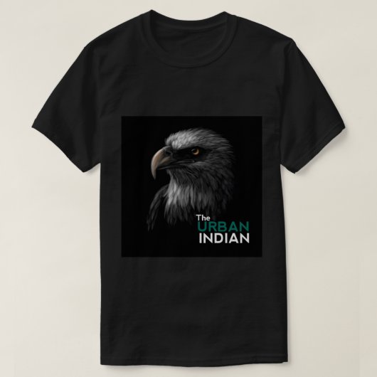 De zwarte arend Rising T-shirt (Design voorkant)