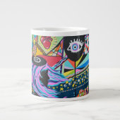 De zwarte ballon grote koffiekop (Voorkant)