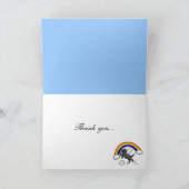 De zwarte Beschermengel van Labrador (de Brug van Bedankkaart (Binnen)