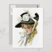 De zwarte Bonnet Briefkaart (Voorkant / Achterkant)