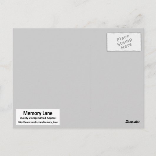 De zwarte Bonnet Briefkaart (Achterkant)